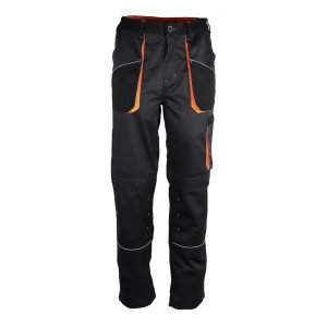 NOIR - Pantalon de travail professionnel homme manutention artisan transport chantier