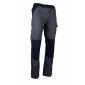 GRIS/NOIR - Pantalon de travail professionnel homme logistique artisan transport chantier