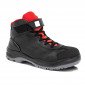 NOIR - Chaussure haute de sécurité S3 professionnelle de travail noire en cuir ISO EN 20345 S3 mixte transport artisan logistiqu