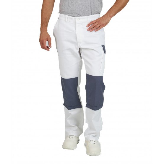 Pantalon de peintre résistant, confortable, pratique, avec poches.