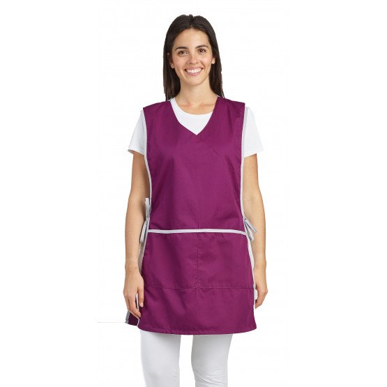 PRUNILLE/PERLE - Chasuble tablier blouse professionnel femme entretien auxiliaire de vie menage aide a domicile