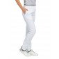 BLANC - Pantalon professionnel de travail mixte aide a domicile médical auxiliaire de vie infirmier