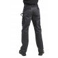 GRIS/NOIR - Pantalon de travail professionnel homme logistique artisan transport chantier