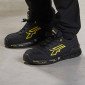 NOIR/JAUNE - Chaussure de sécurité S3 professionnelle de travail noire ISO EN 20345 S3 homme internat manutention transport logi