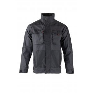 GRIS/NOIR - Veste de travail professionnelle homme transport chantier logistique artisan