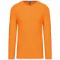 ORANGE - Tee-shirt professionnel de travail à manches longues homme médical auxiliaire de vie infirmier aide a domicile