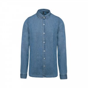 DENIM - Chemise professionnelle de travail homme artisan manutention chantier logistique